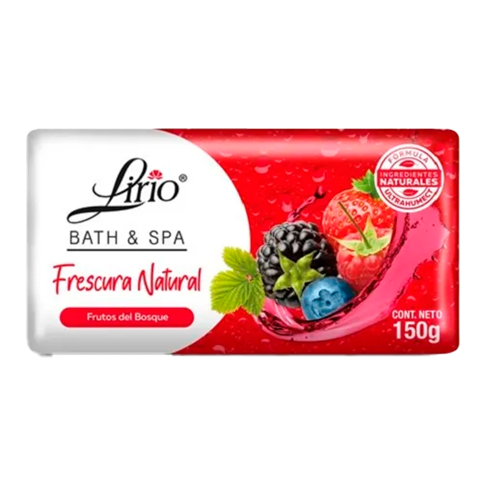 JABON LIRIO SPA FRUTOS ROJOS 150