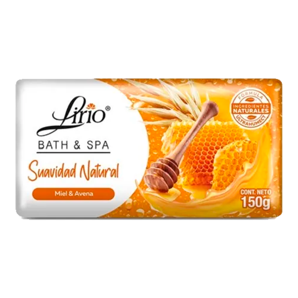 JABON LIRIO SPA MIEL AVENA 150