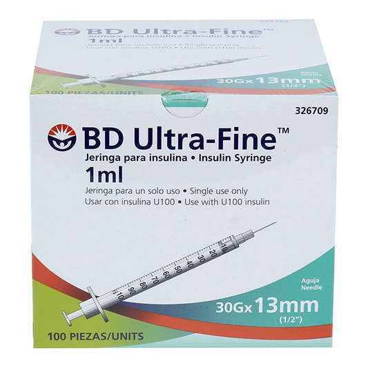 JERINGA INSULINA ULTRA FINE 1.0 MLS (30X13MM) CJA 100 S