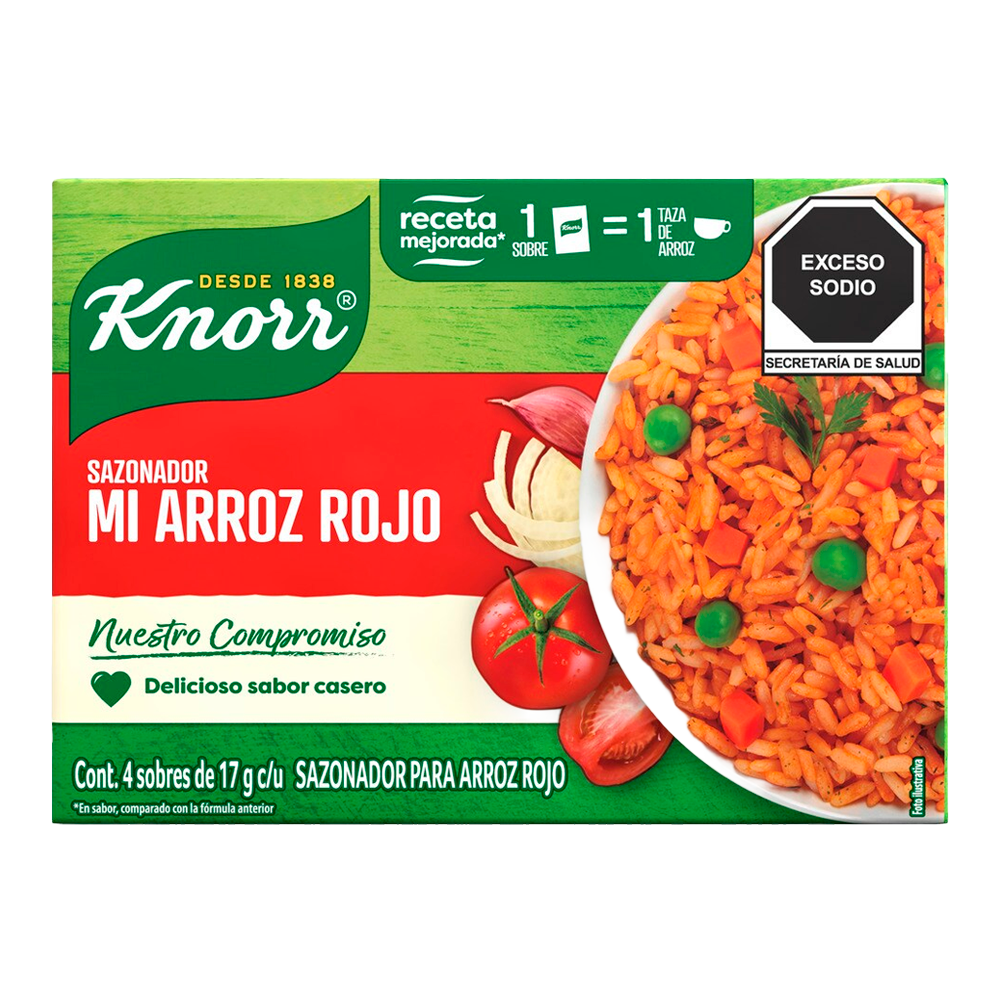 KNORR MI ARROZ ROJO 4 S