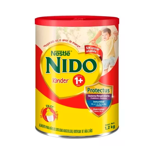 LECHE NIDO KINDER 1+ 1.2 (PACK) 2 S