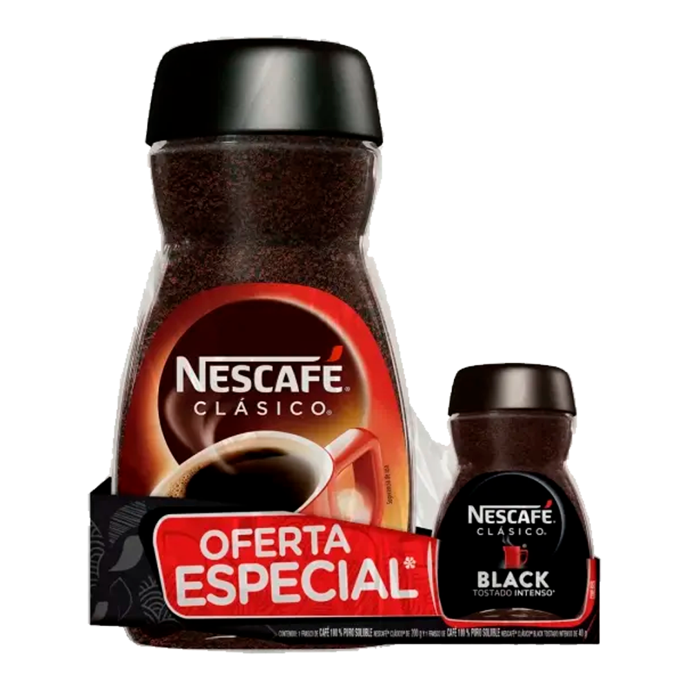 NESCAFE  CLASICO FCO 200 + NESCAFE 42 GRATIS (OA)