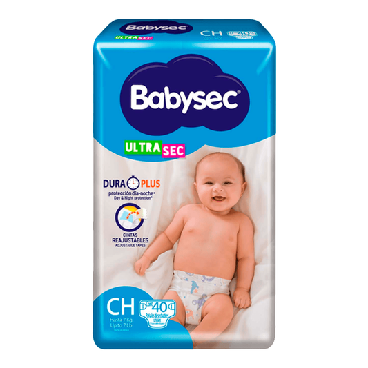 PANAL BABYSEC CUIDADO TOTAL CH 40 S++