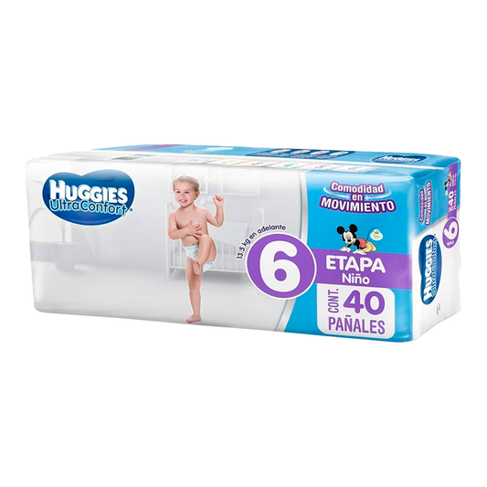 PANAL HUGGIES ULTRA E6 40 (O) (5) NO