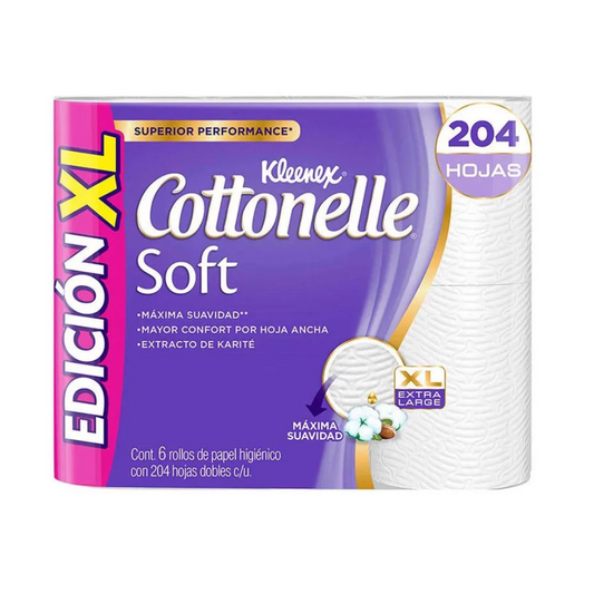 PAPEL HIG. COTTONELLE SOFT 6 S 204H