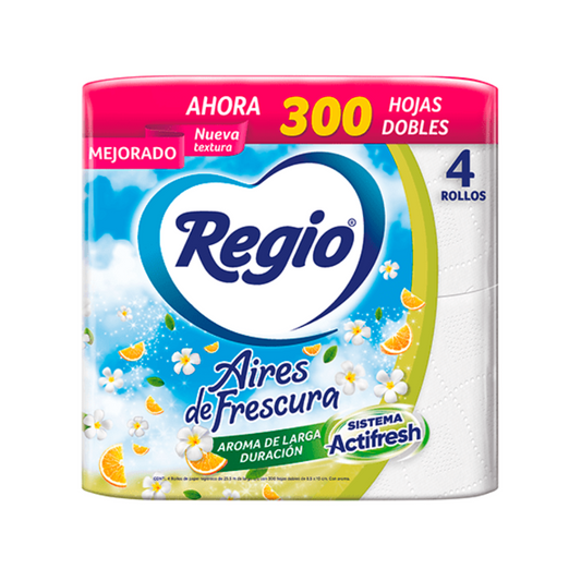 PAPEL HIG. REGIO A. FRESCURA 300H 4 S