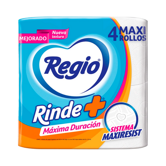 PAPEL HIG. REGIO  RINDE+ 400H 4 S