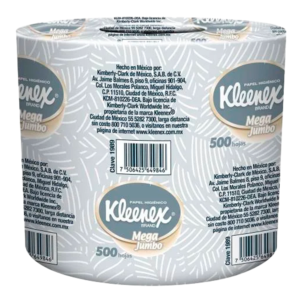 PAPEL HIG. KLEENEX MEGA JUMBO 500H 6 S