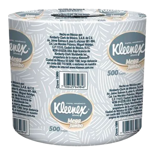 PAPEL HIG. KLEENEX MEGA JUMBO 500H 6 S