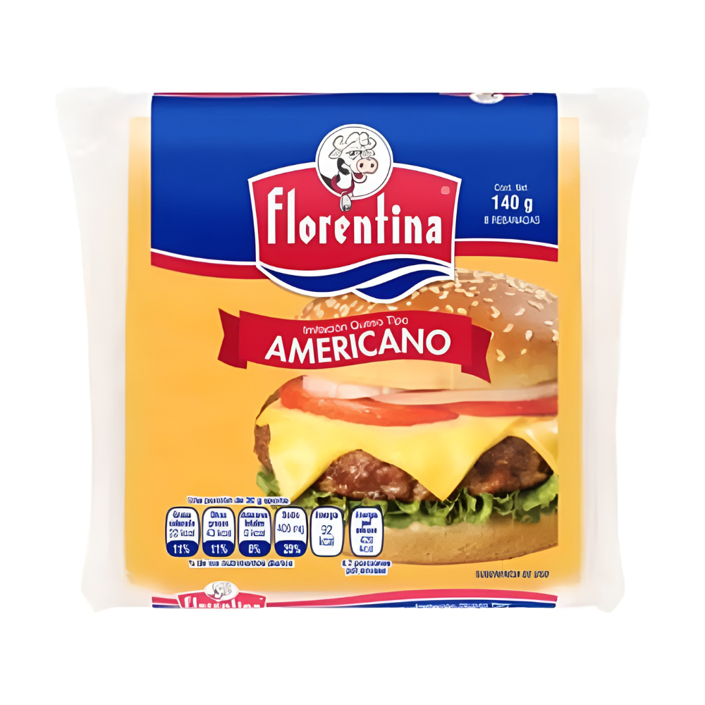 QUESO AMERICANO FLORENTINA REB 8 S 140