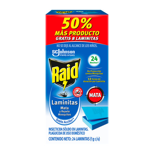 INSECT. RAID LAMINITAS RPTO 24 S