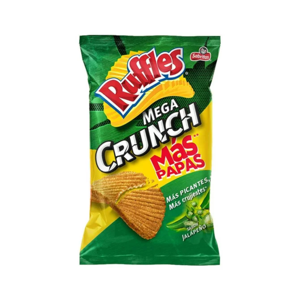 SAB. RUFFLES MEGA CRUNCH S.VERDE 46