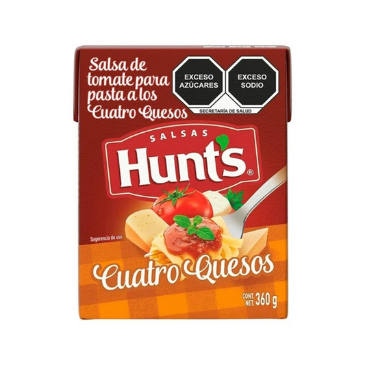 SALSA PASTA HUNTS 4 QUESOS 360