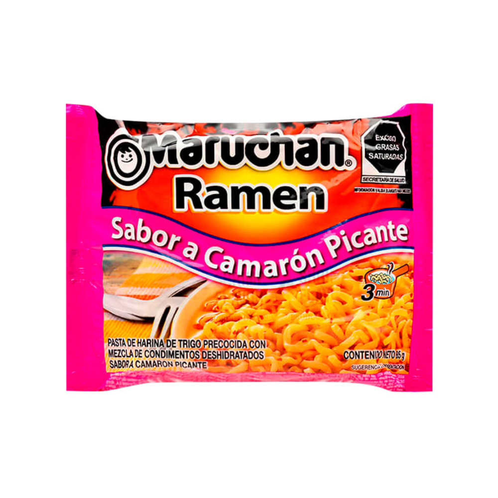 SOPA MARUCHAN RAMEN CAMARON C/CHILE 85