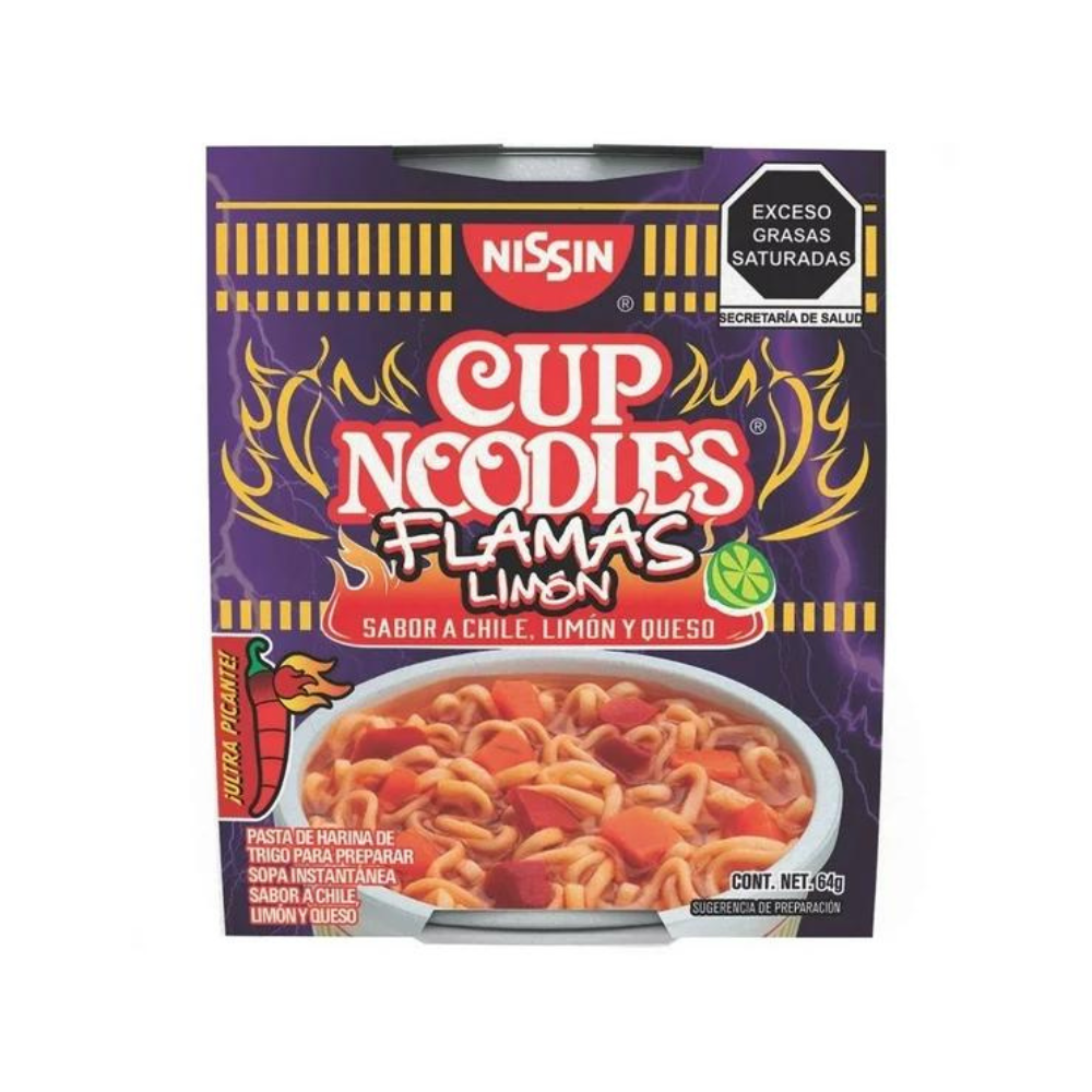 SOPA NISSIN FLAMAS LIMON