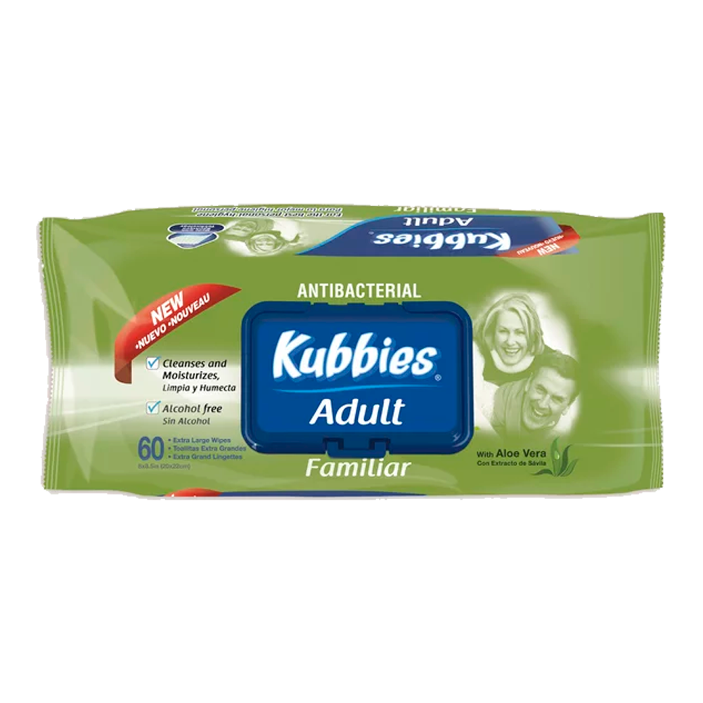 TOALL. H  ADULTO KIBBIES WIPES 60 S