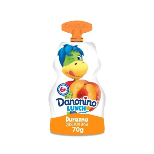YOGH. DANONINO POUCH DURAZNO 70 GRS