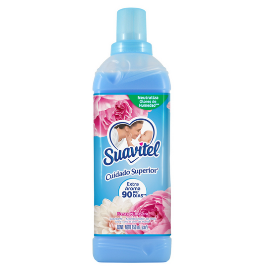 Suavizante de Telas Suavitel Cuidado Superior Fresca Primavera 850 ml