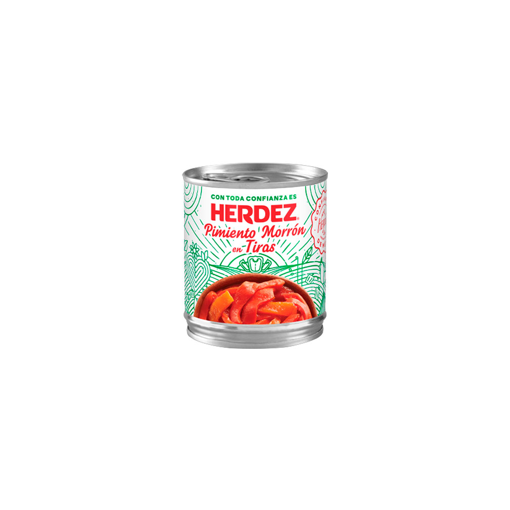 PIMIENTO MORRON HERDEZ TIRAS .185