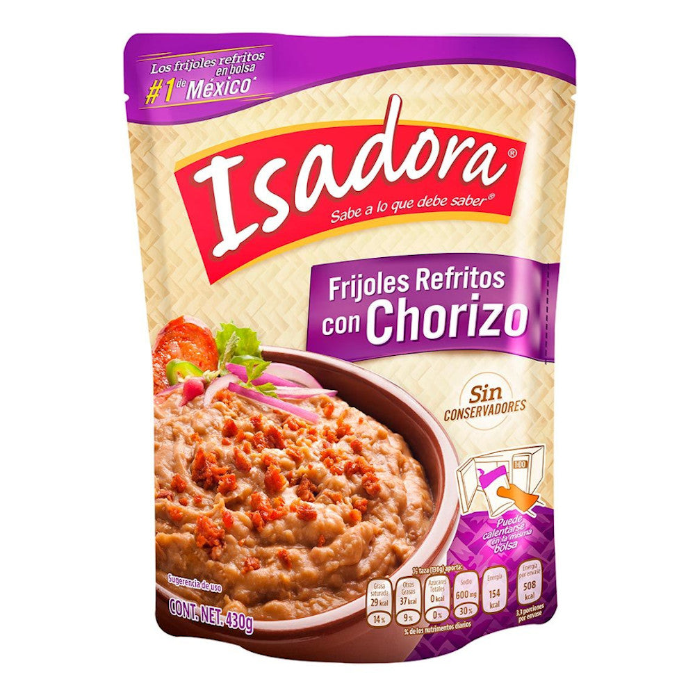 FRIJOLES ISADORA BSA REF. CHORIZO 430 – Surtace