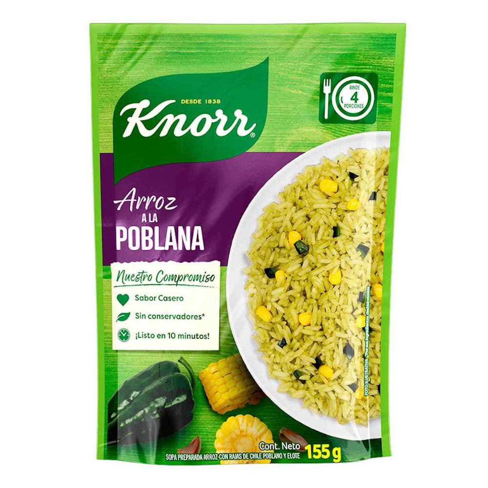 SOPA ARROZ KNORR POBLANA 155