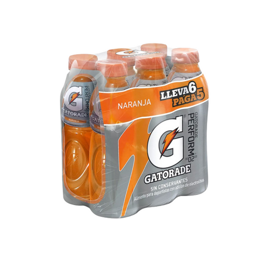GATORADE .500 NARANJA 6 S
