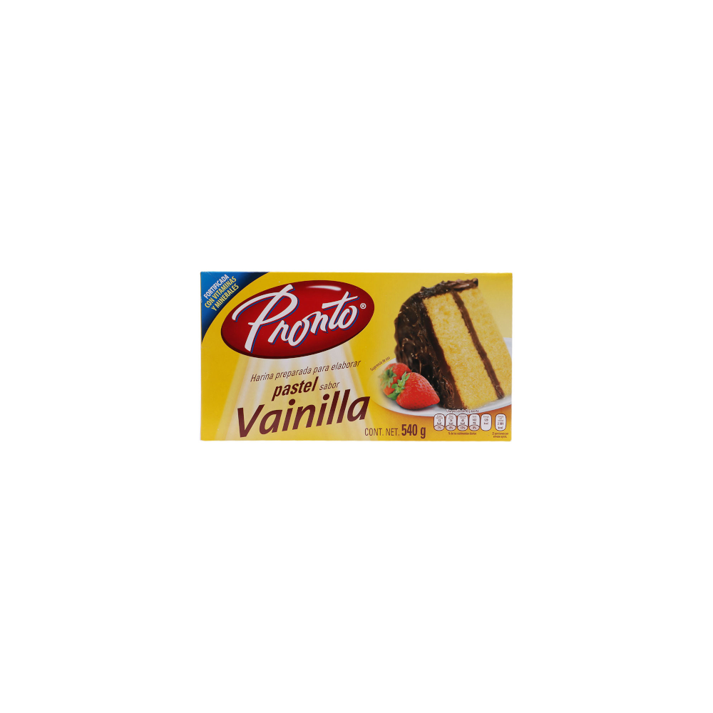 HARINA PASTEL PRONTO VAINILLA 540