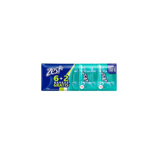 JABON ZEST 135 AQUA 8 PACK
