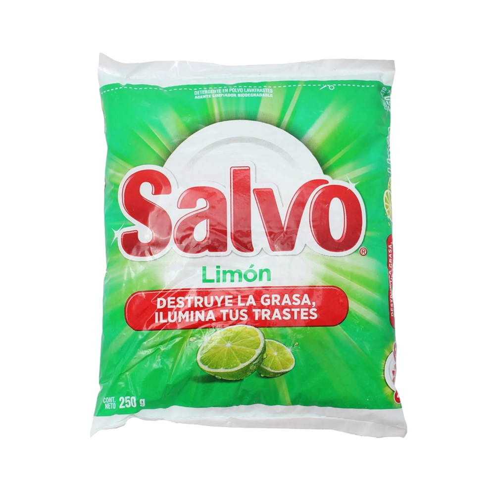 DET. SALVO POLVO TRASTES LIMON 250