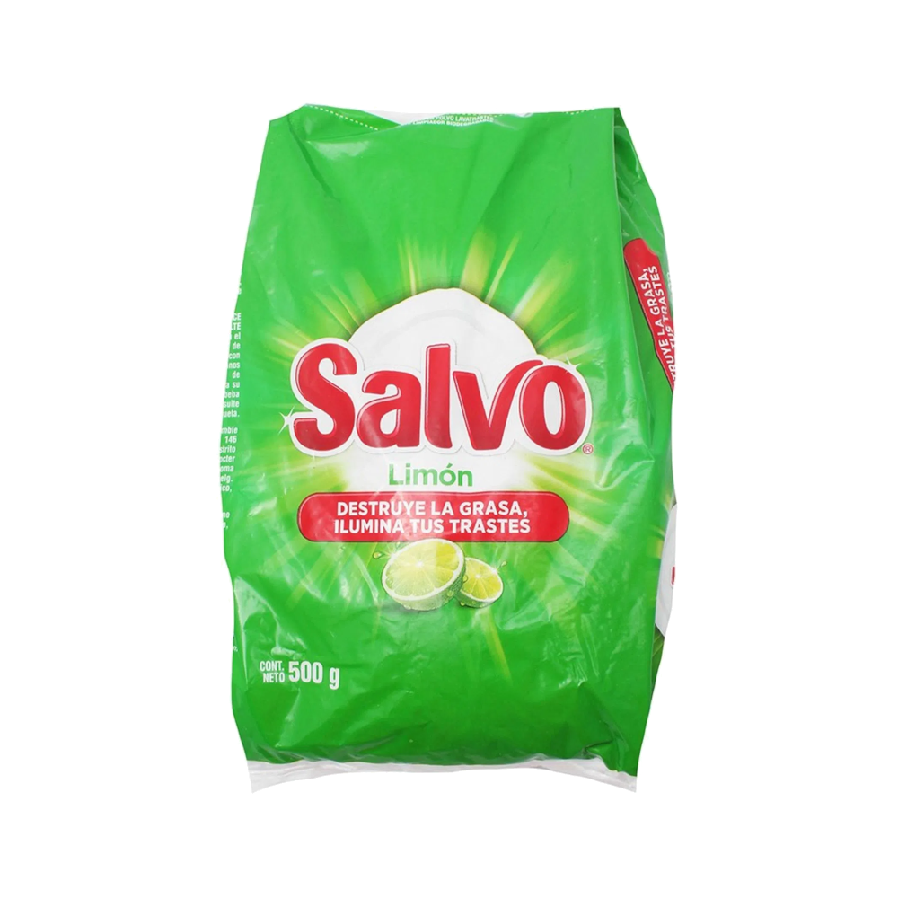 DET. SALVO POLVO TRASTES LIMON  500