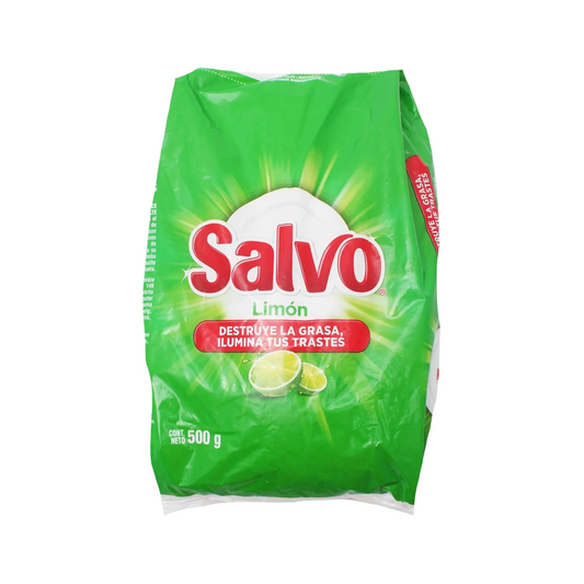 DET. SALVO POLVO TRASTES LIMON  500