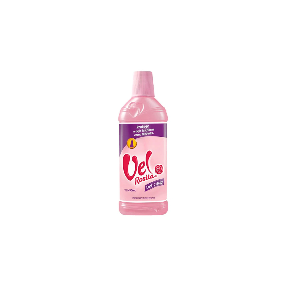 Shampoo para Ropa Líquido Vel Rosita Delicada 450 ml