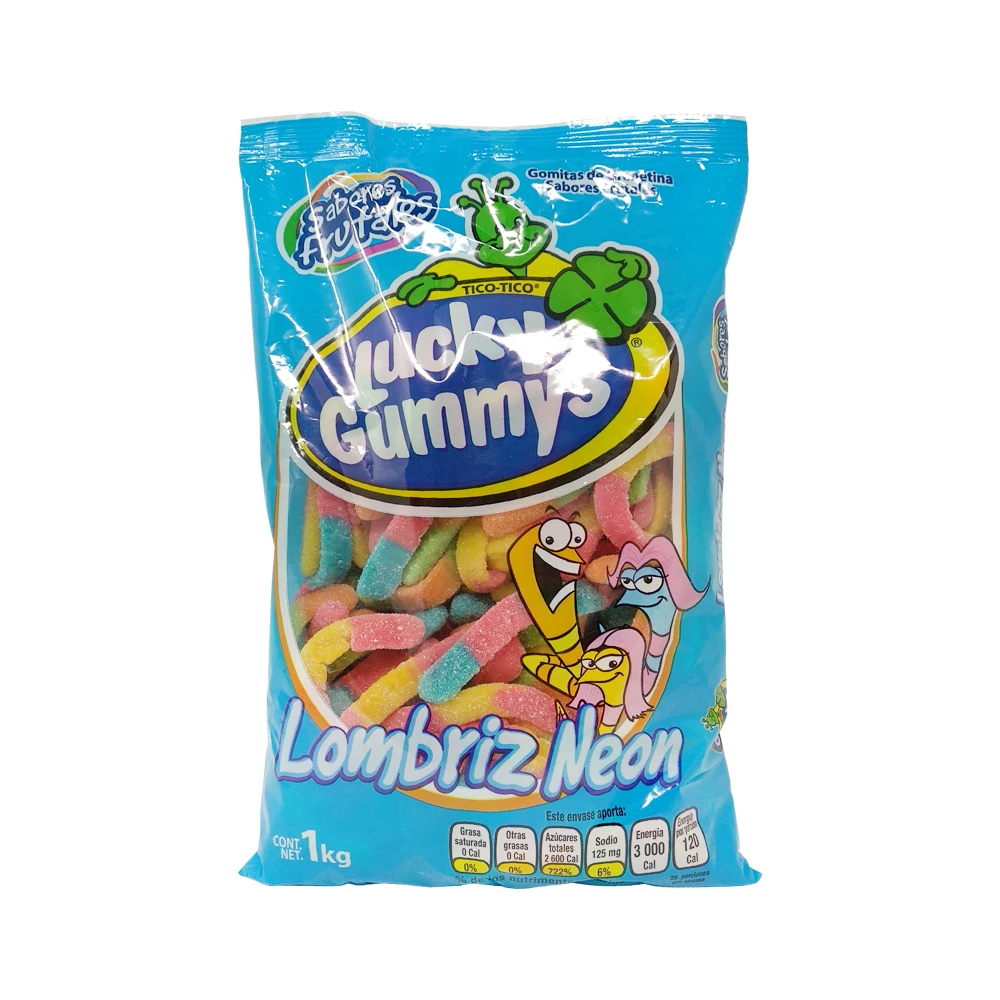 D GOMA LUCKY GUMMYS LOMBRIZ NEON 1.0