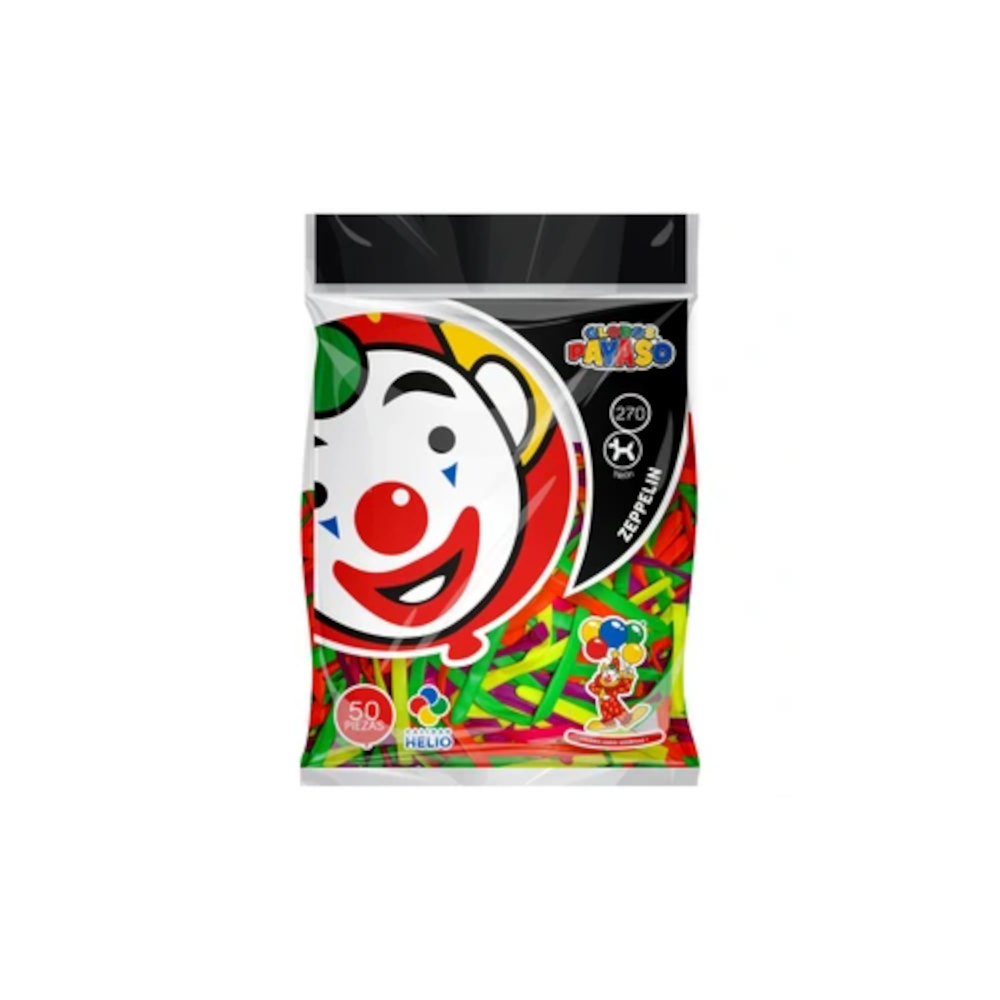 D GLOBO PAYASO #270 SEPPELIN NEON 100 S