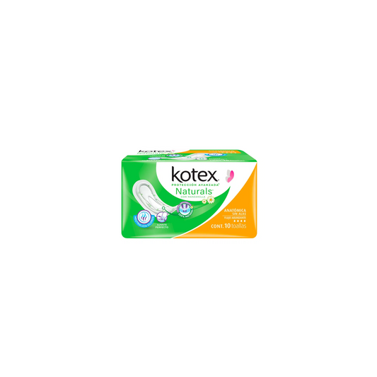 T.S. KOTEX ANAT. S/ALAS 10 S