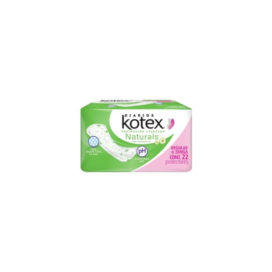 T.S. KOTEX PANTY NATURALS REGULAR 22 S