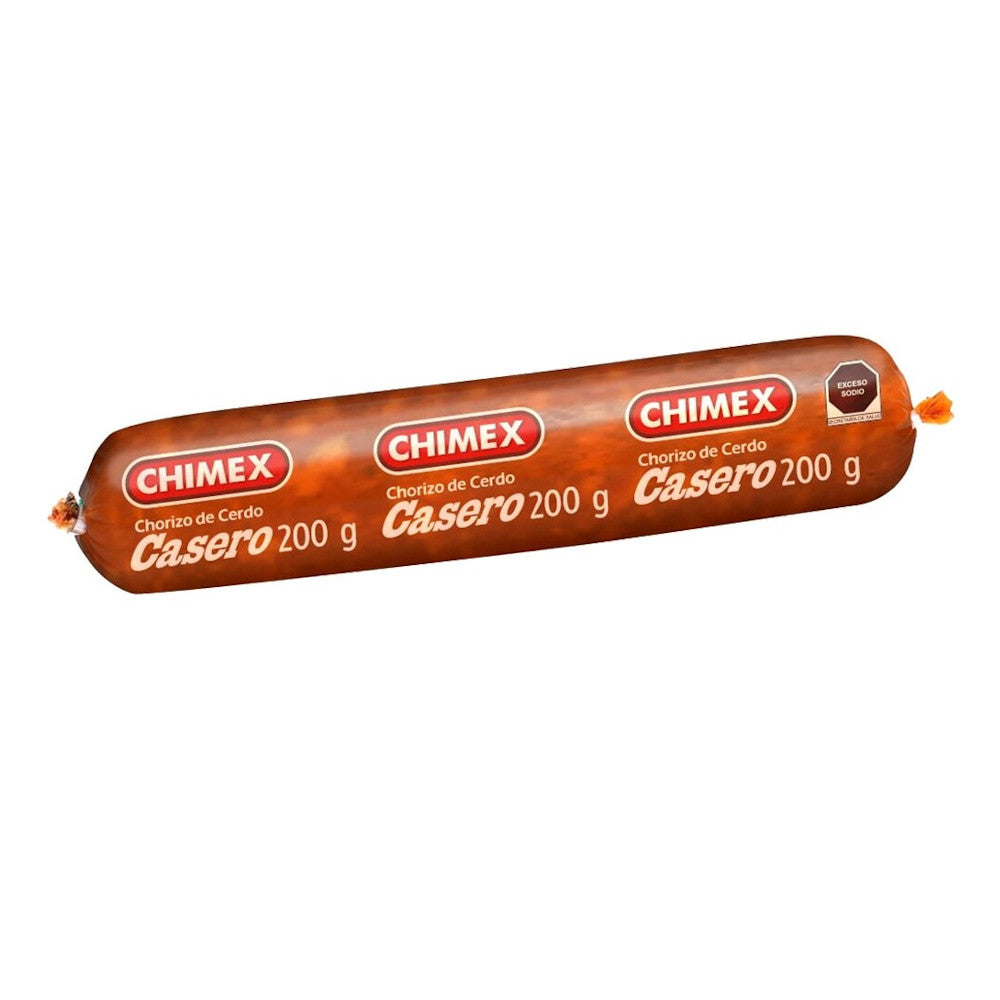 CHORIZO CERDO CHIMEX CASERO PZA .200