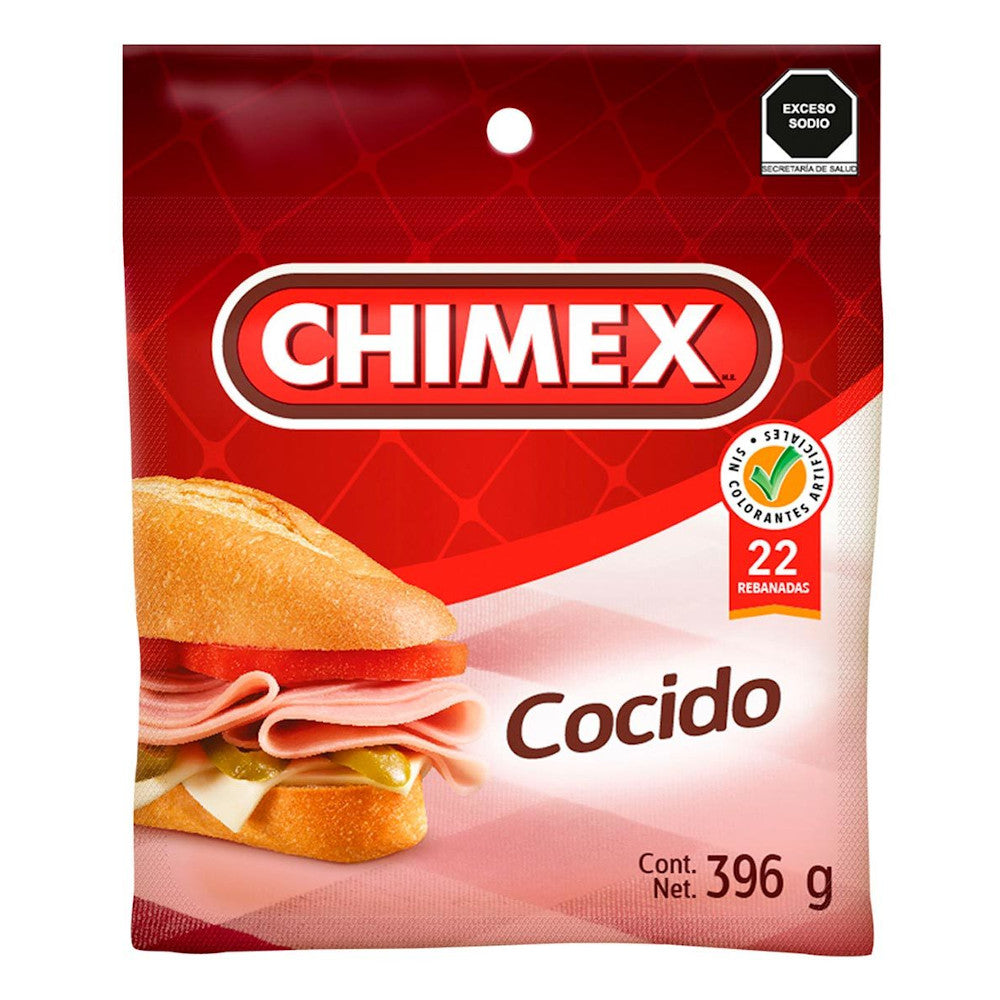 CHIMEX JAMON COCIDO PQTE .396