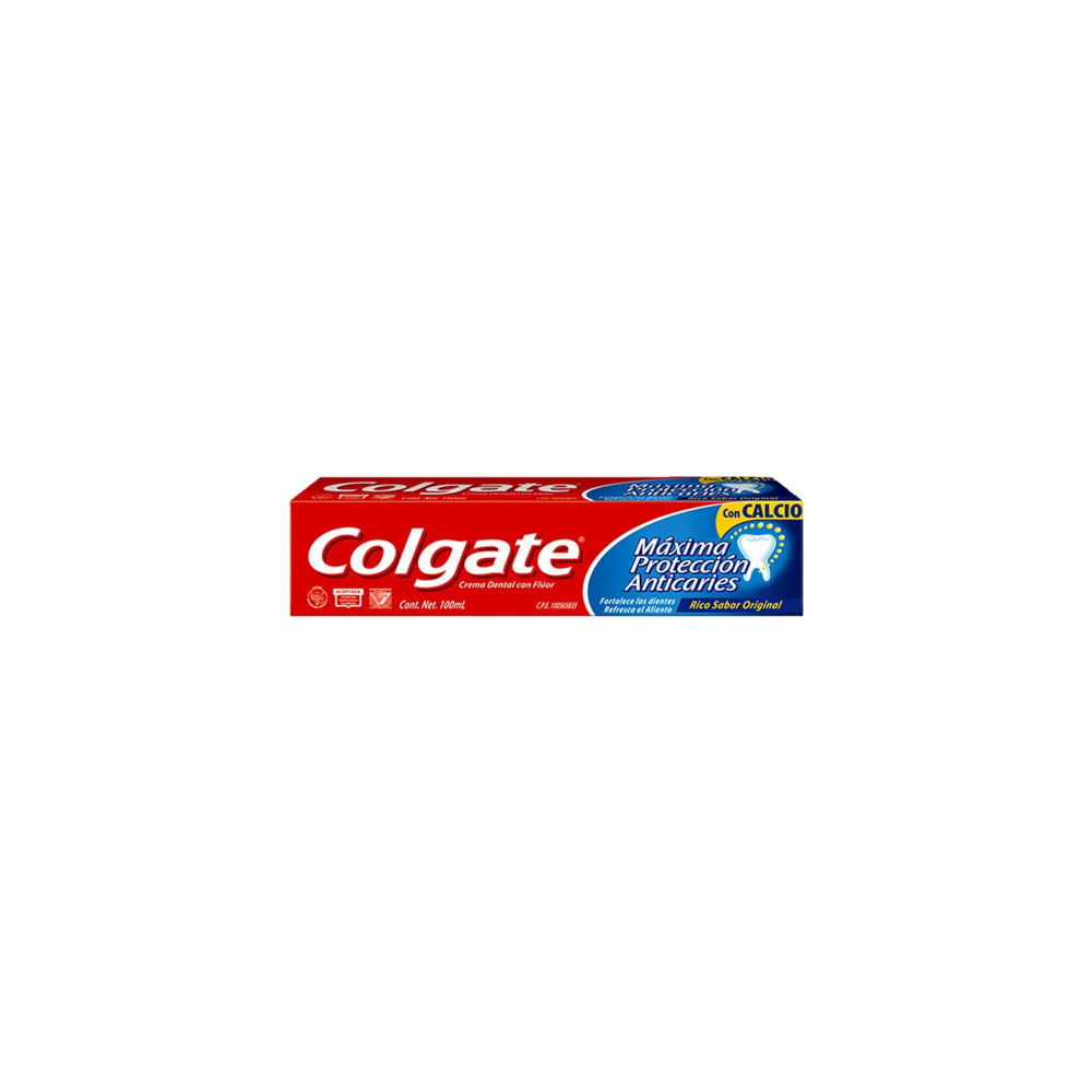 Pasta Dental Colgate Máxima Protección Anticaries Familiar 100 ml