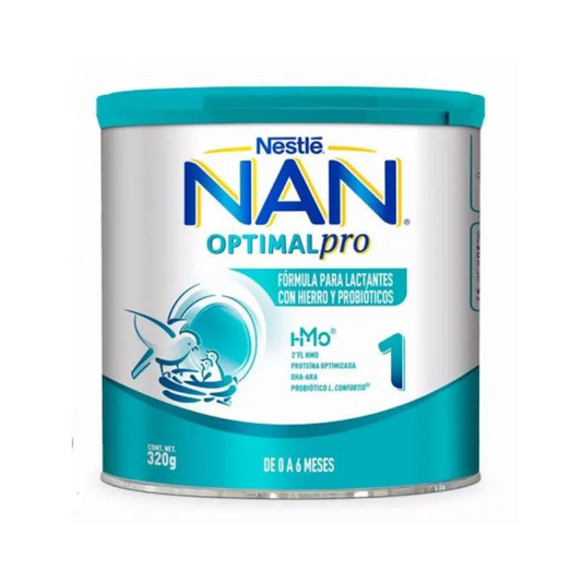 Fórmula para Lactantes NAN 1 Optimal Pro, 0 a 6 Meses, 360g