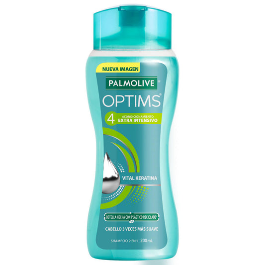 Shampoo Palmolive Optims 2 en 1 Nivel 4 Extra Intensivo 200 ml