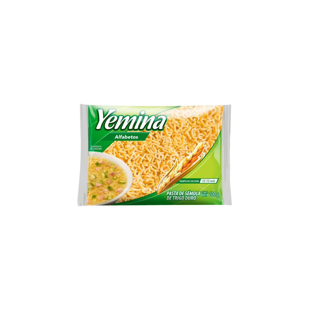 PASTA YEMINA ALFABETOS