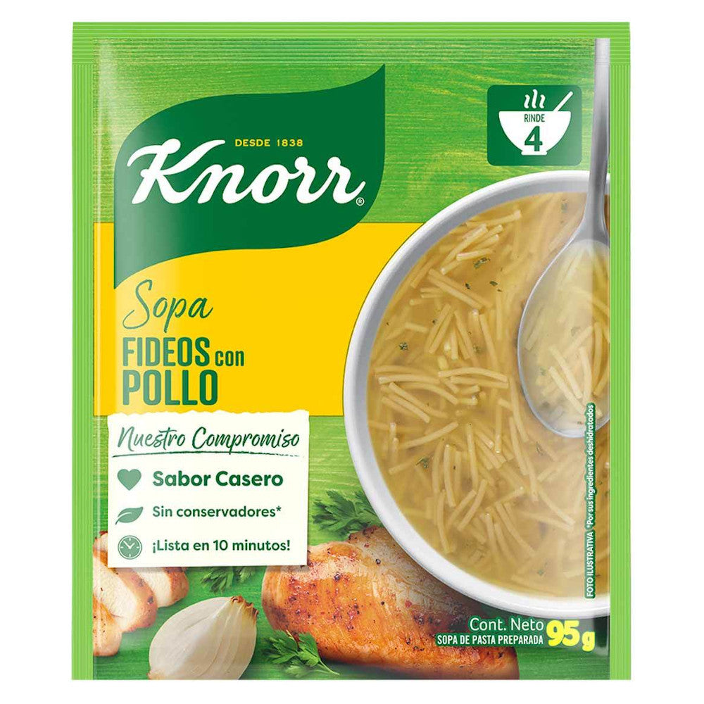 SOPA KNORR FIDEO-POLLO 12 S