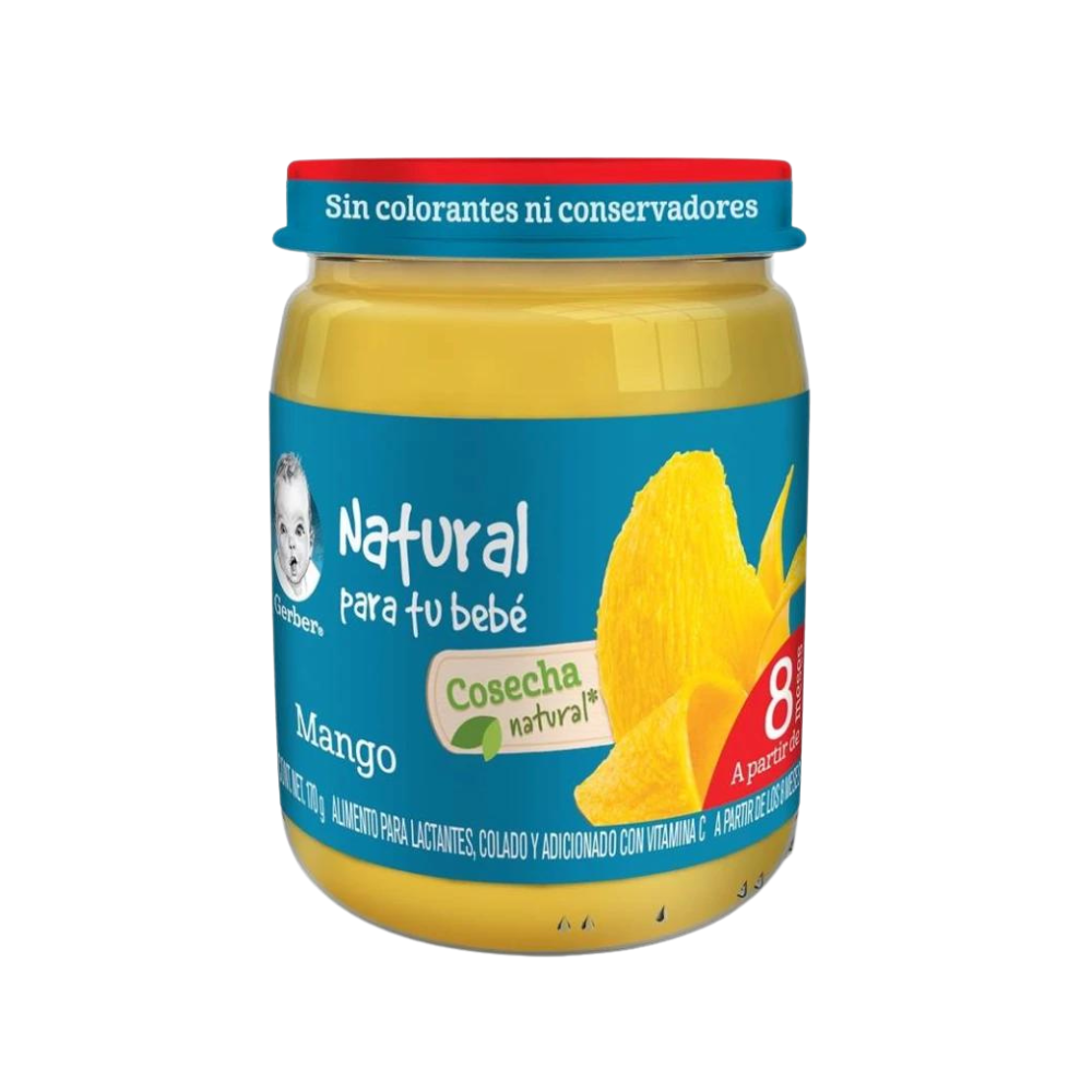 Papilla Gerber Cosecha Natural Etapa 3 Mango 170g