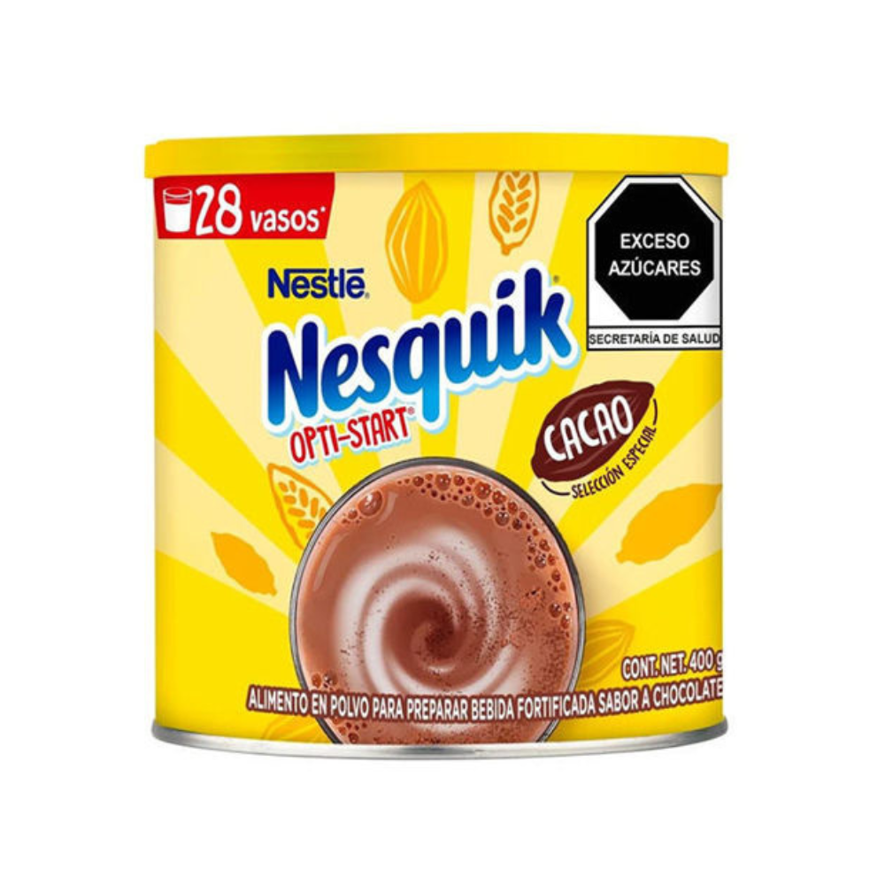 Alimento en Polvo Nesquik Sabor Chocolate 400g