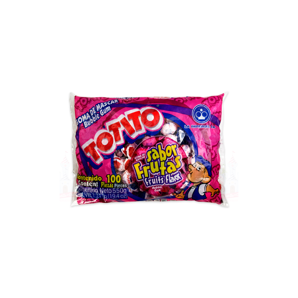 D CHICLE TOTITO FRUTAS 100 S