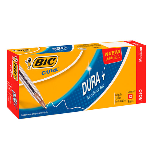 Boligrafo Bic Rojo Exhibidor con 12 piezas