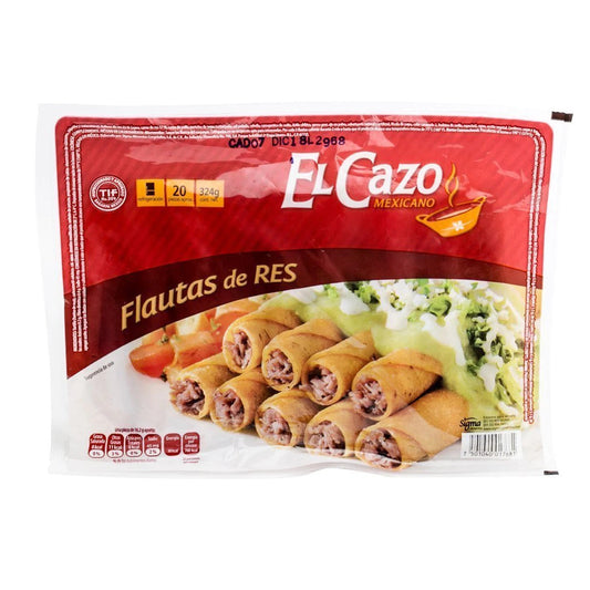 FLAUTAS EL CAZO RES PQTE .324