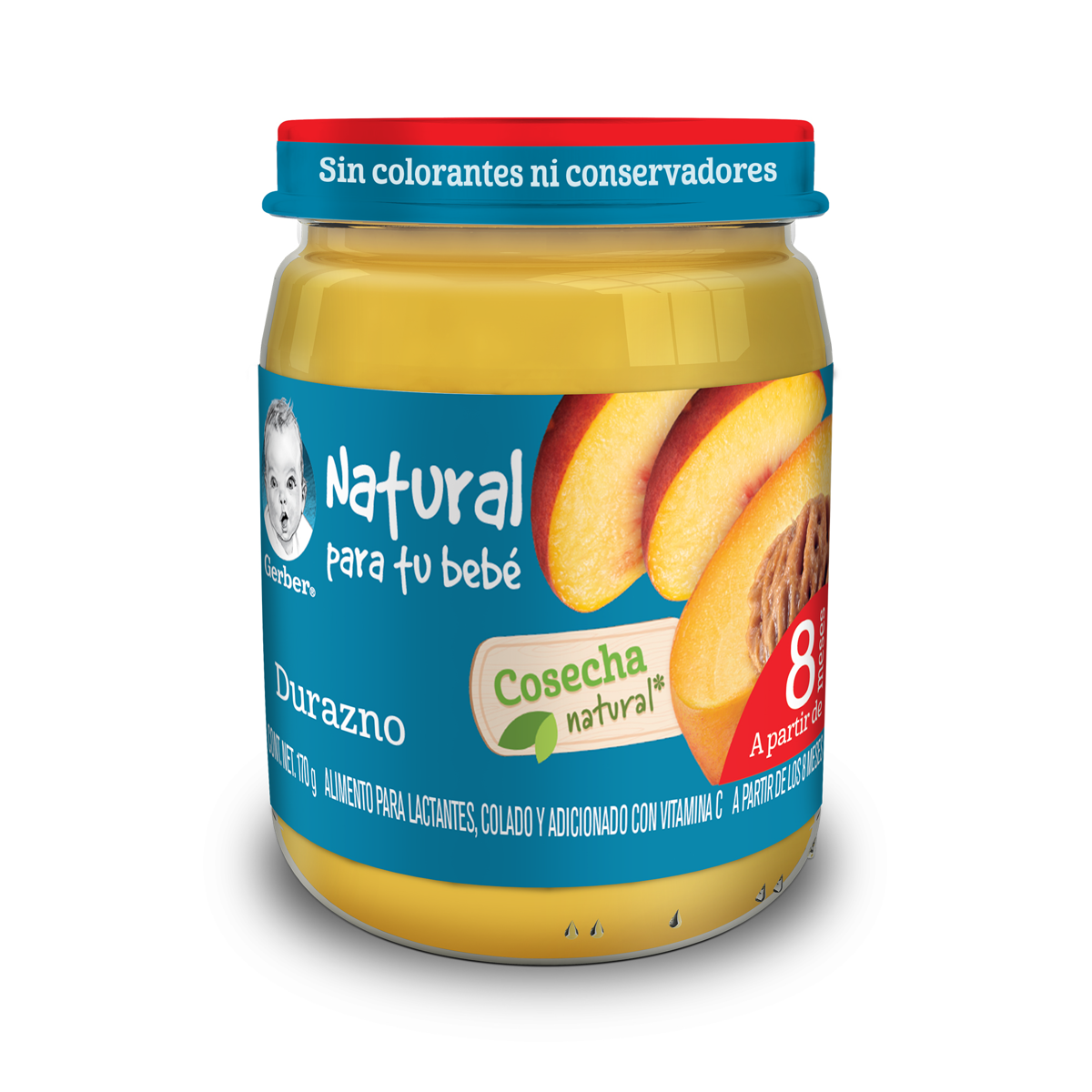 Papilla Gerber Cosecha Natural Etapa 3 Durazno 170g