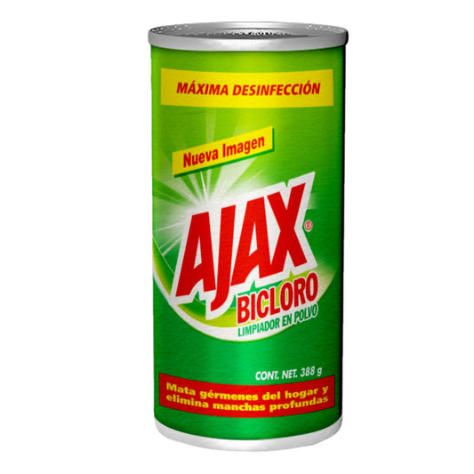 Limpiador en Polvo Ajax Bicloro de 388 g